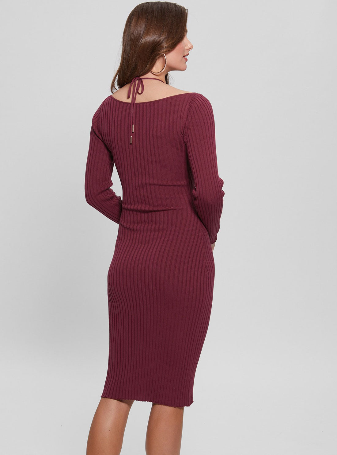 Eco Bet On Pink Doris Midi Knit Dress