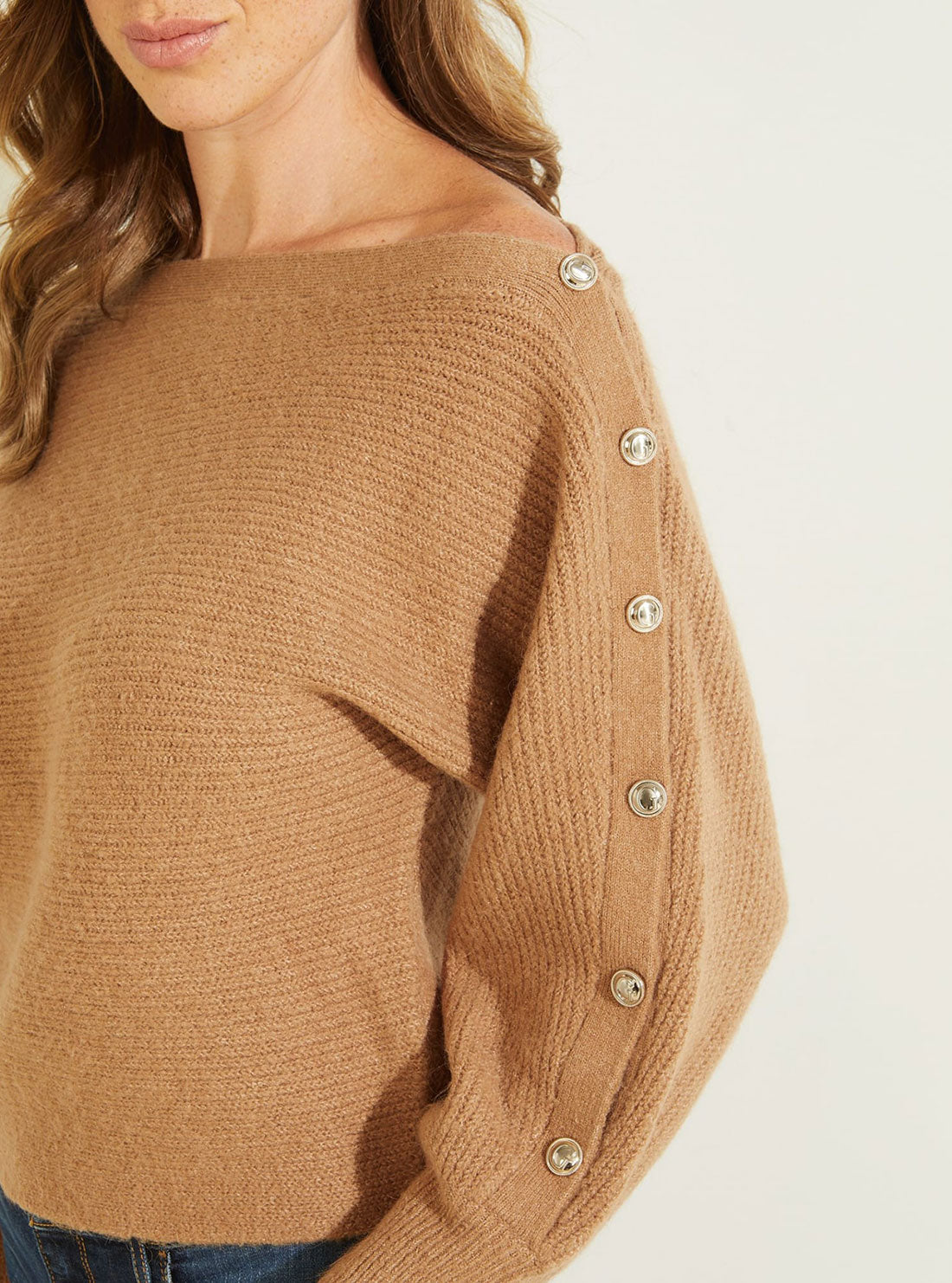 Brown Megan Knit Top