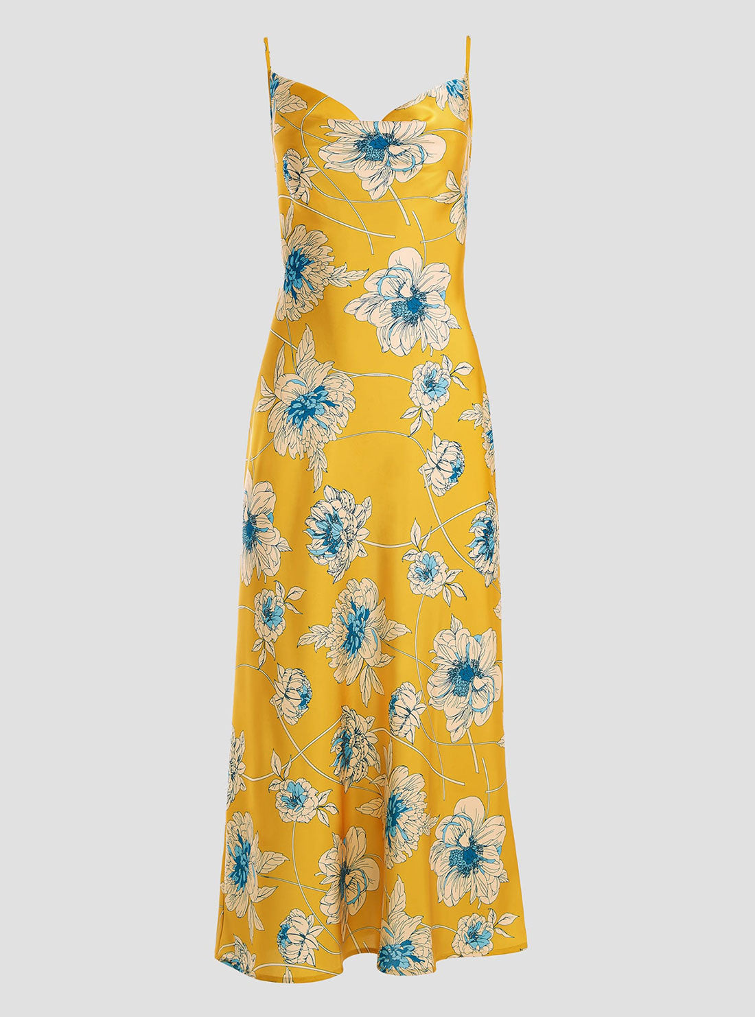 Eco Golden Bloom Print Akilina Maxi Dress
