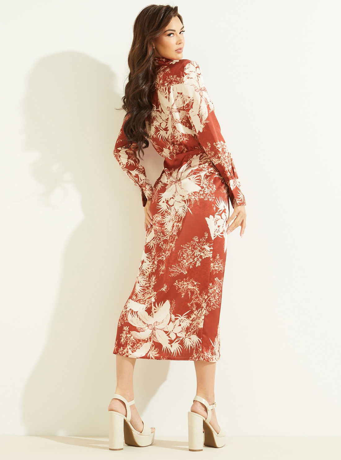 Eco Red Print Dorothee Maxi Dress