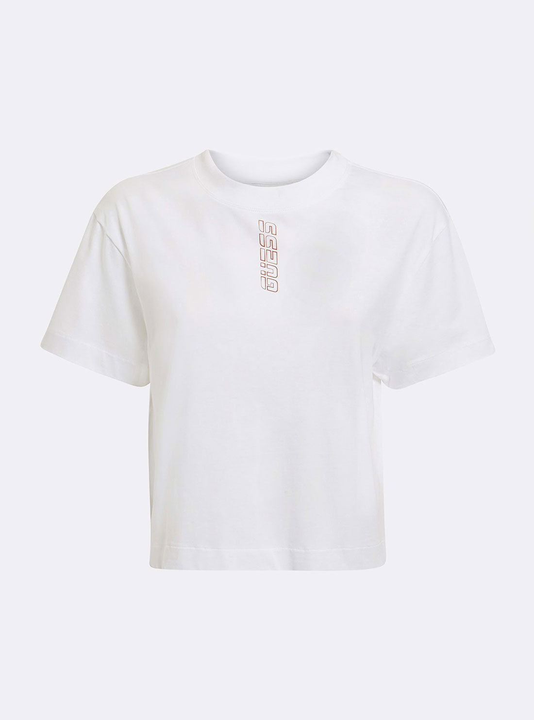 Eco White Caitlyn Active Crop T-Shirt
