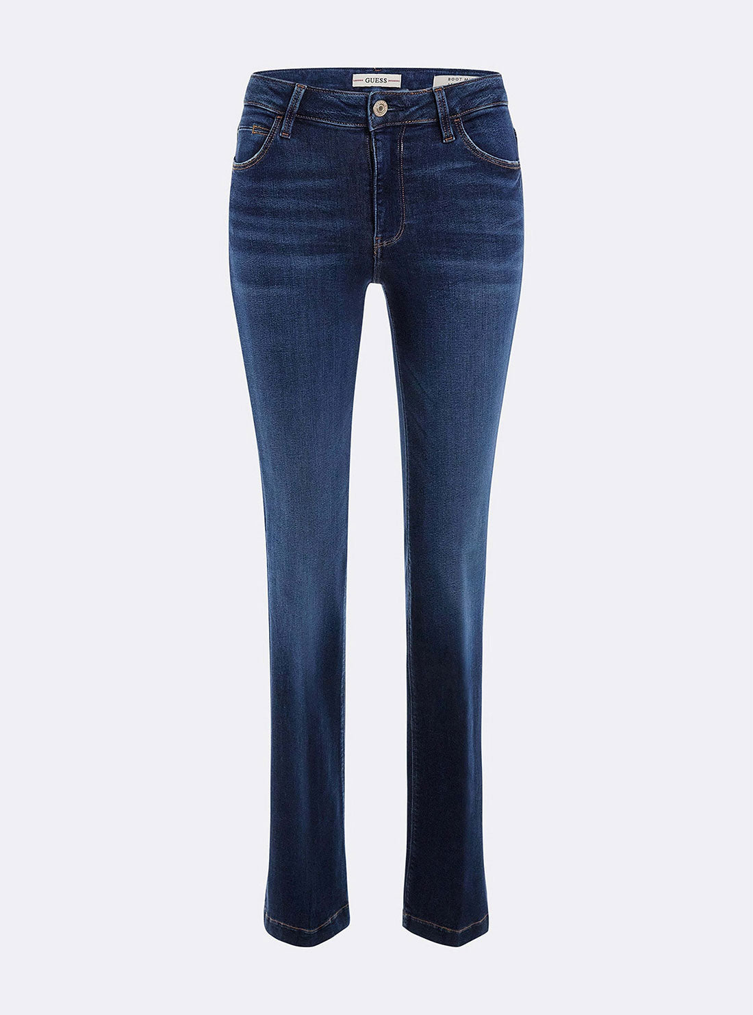 Eco Mid-Rise Slim Sexy Boot Denim Jeans In Carrie Dark Wash
