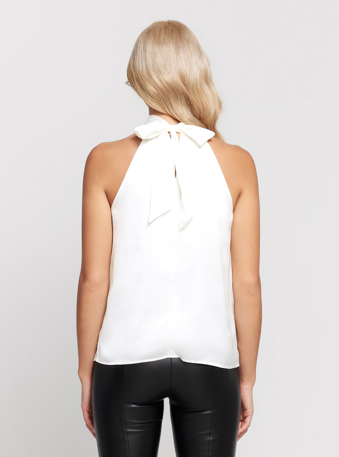 Marciano White Erika Halter Neck Top