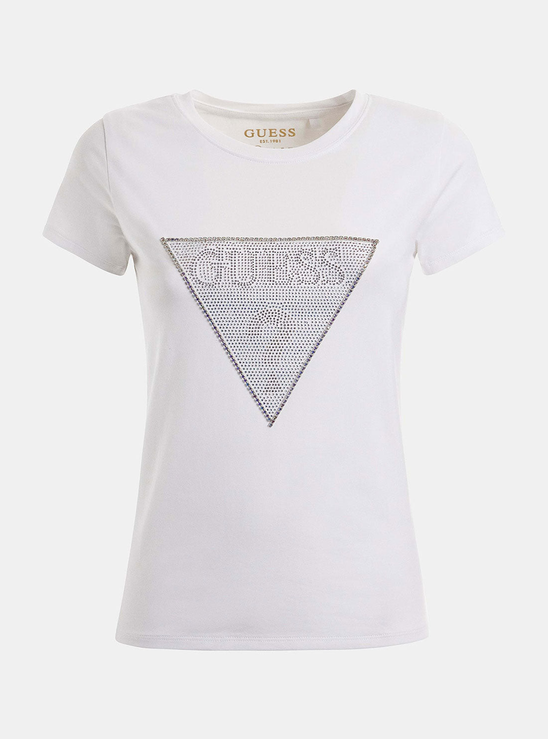 Eco White Crystal Logo T-Shirt
