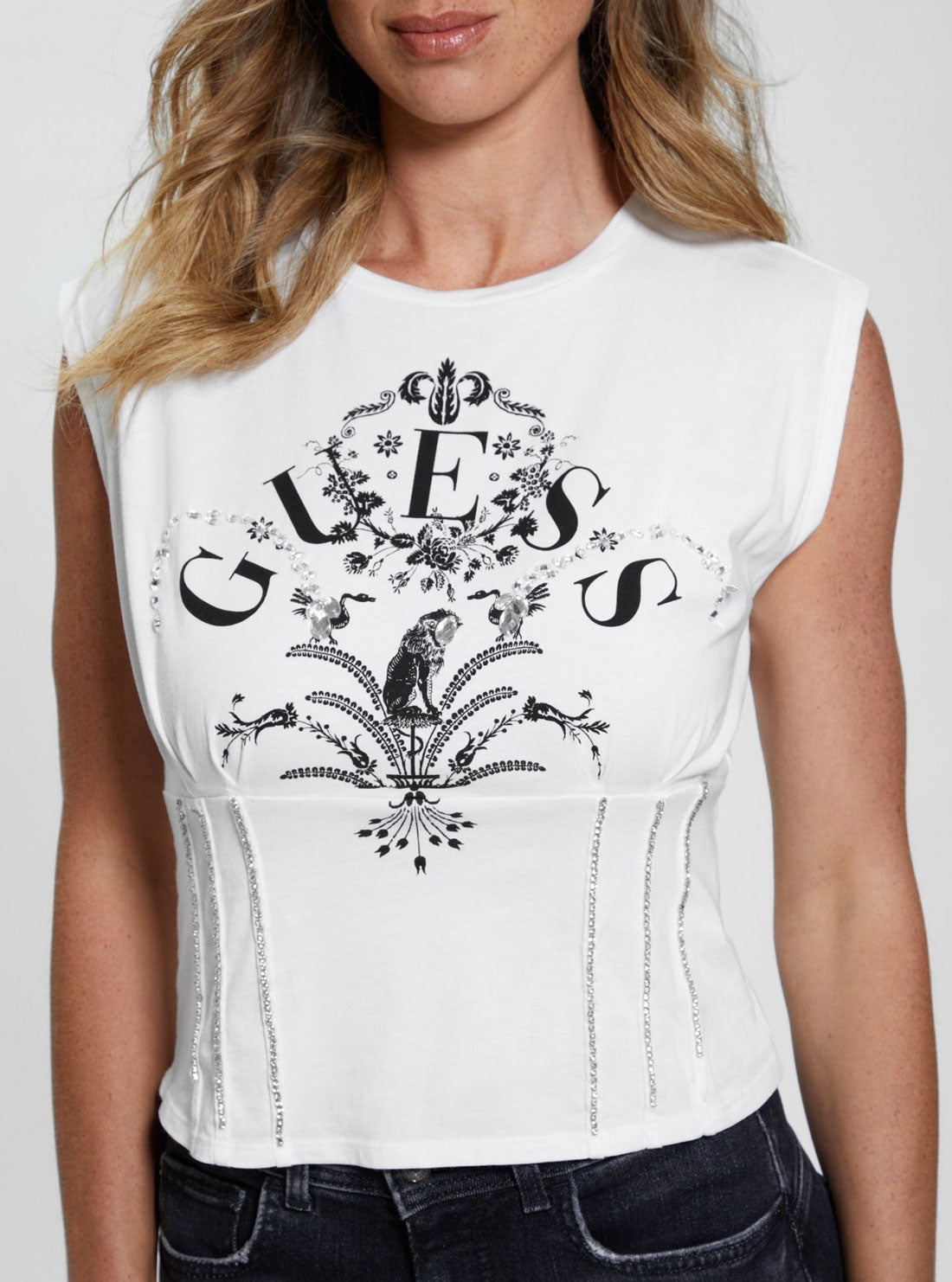 White Queen Corset T-Shirt