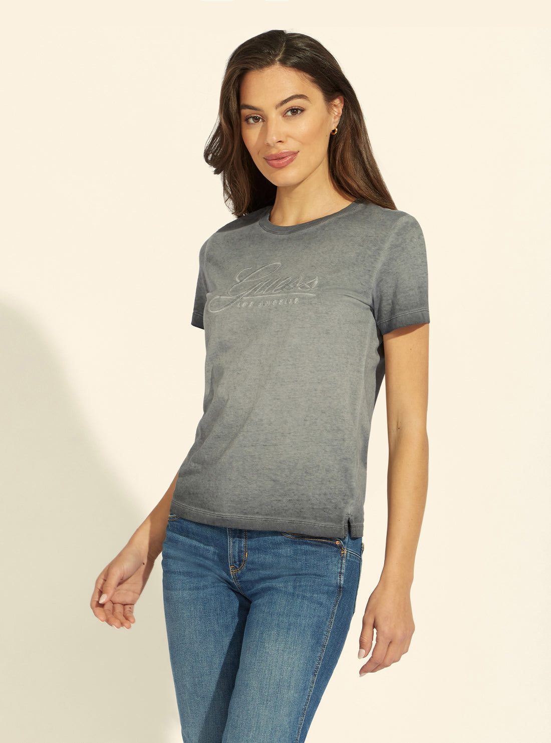Grey Tizzy Logo T-Shirt