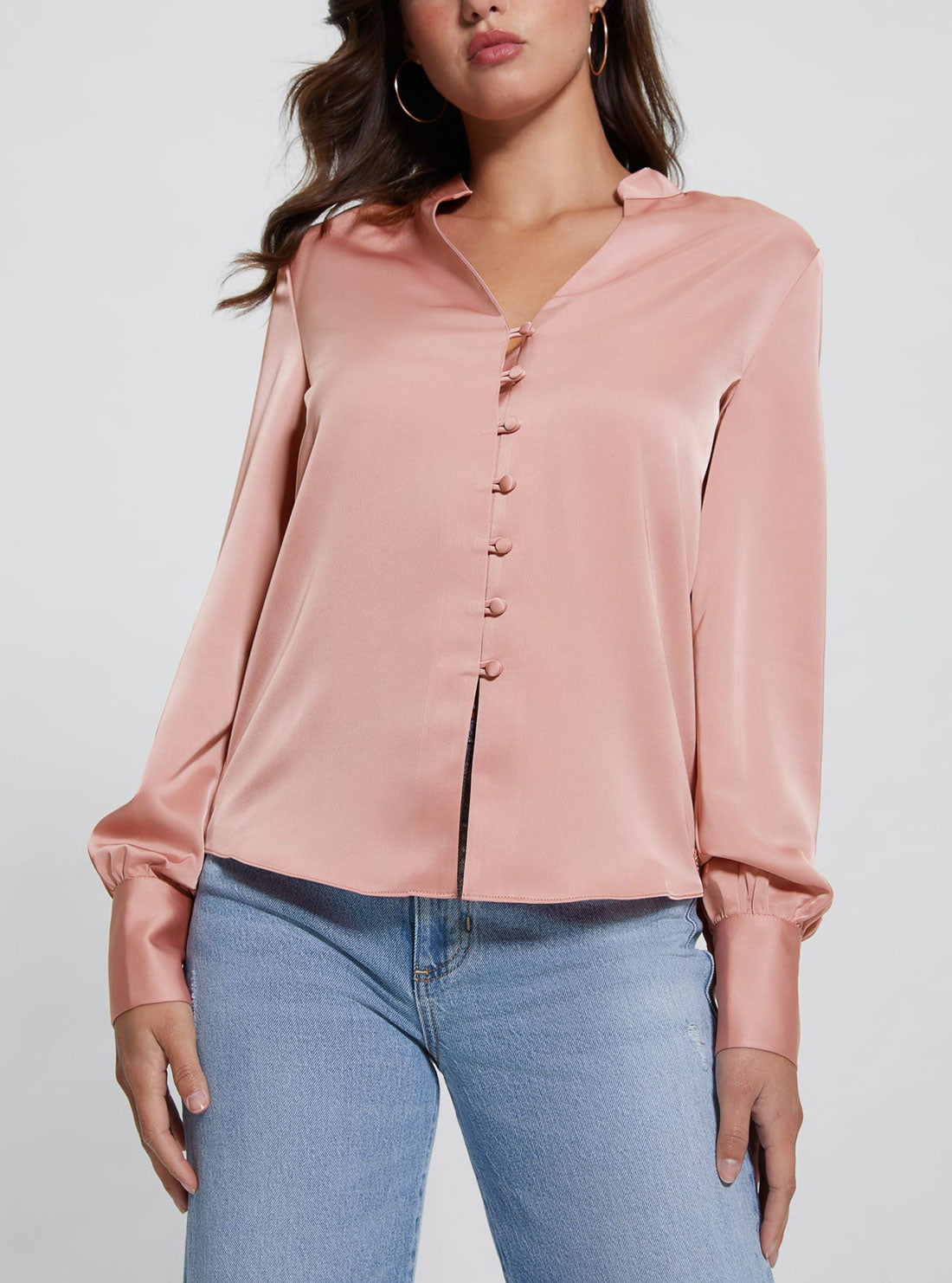 Eco Blush Rita Satin Shirt