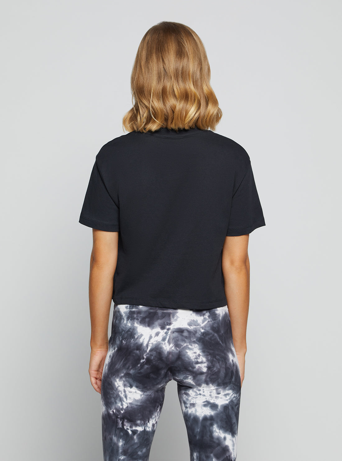 Eco Blue Adele Active Crop T-Shirt