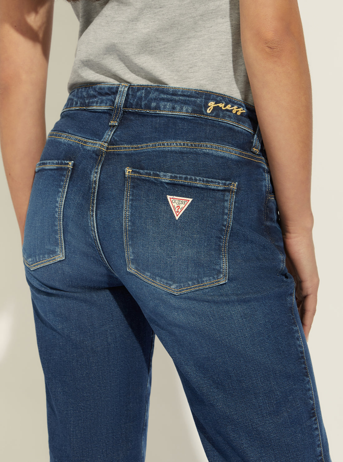 Low-Rise Sexy Straight Denim Jeans In Refined Vintage Wash
